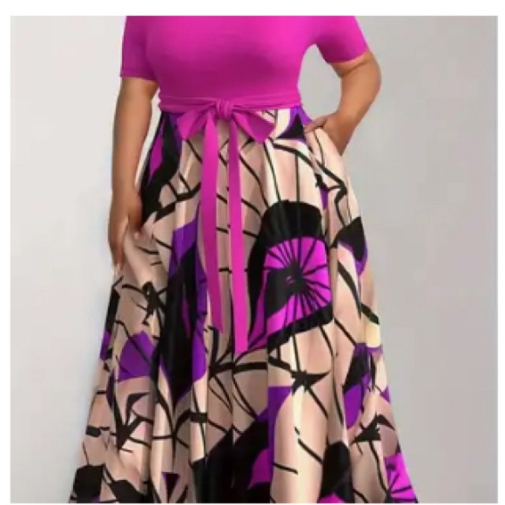 COPY - Beautiful Short Sleeve Maxi Dress